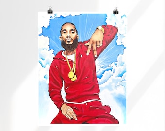 Nipsey Hussle Poster Print 8.5x11