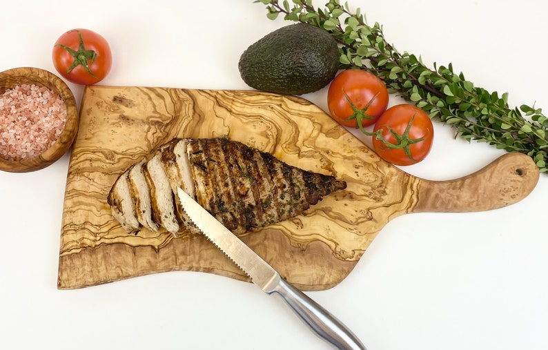 Natural OliveWood Charcuterie Board