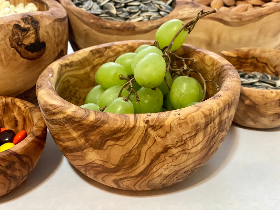 Olive Wood Small Bowl Etsy