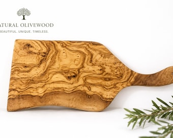 Olive Wood Charcuterie Board  - Handmade Cheese Board and Serving Board - Wedding & Housewarming Gift