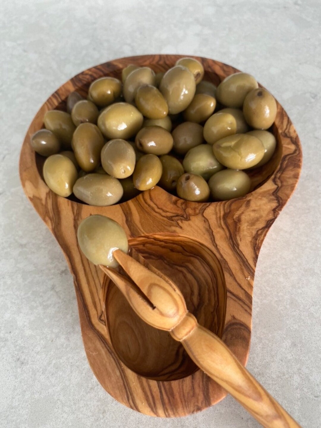 Olive Wood Olive Picker Etsy