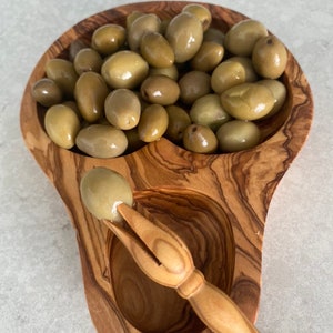 Olive Wood Olive Dish