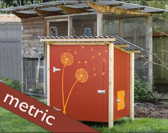 The Garden Coop The Basic Coop Chicken Coop Plans Two Etsy