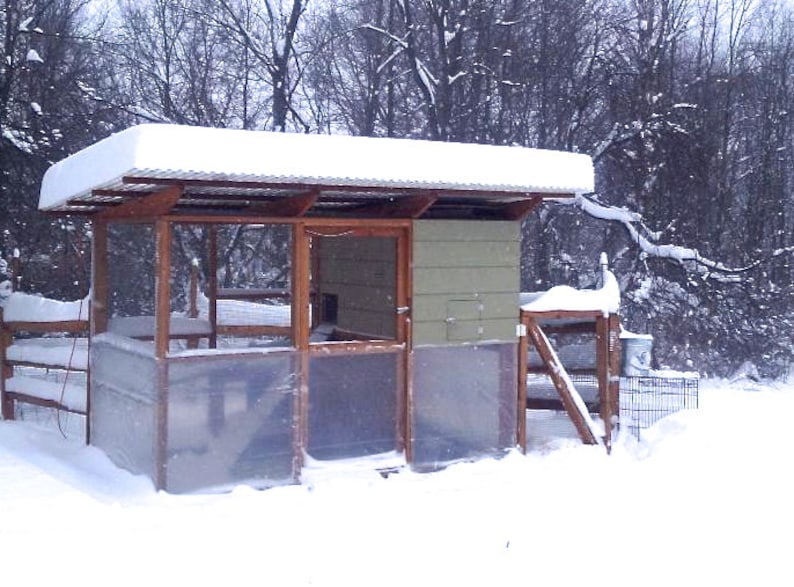 The Garden Coop Walk-In Chicken Coop Plan eBook PDF, Instant Download, U.S. and Metric Units Feet/Inches and MM image 8