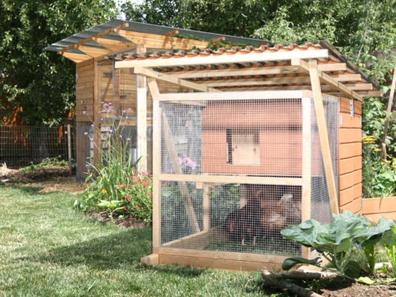 The Garden CoopArk Chicken Coop Plans, Two eBooks PDFs, Instant Download, U.S. and Metric Units Feet/Inches and MM image 1