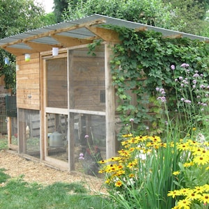 The Garden Coop Walk-In Chicken Coop Plan eBook PDF, Instant Download, U.S. and Metric Units Feet/Inches and MM image 3