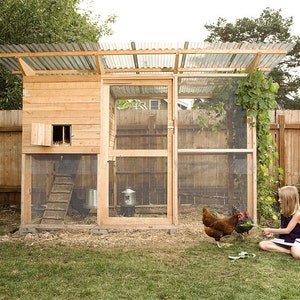 The Garden Coop Walk-In Chicken Coop Plan eBook (PDF), Instant Download, U.S. and Metric Units (Feet/Inches and MM)