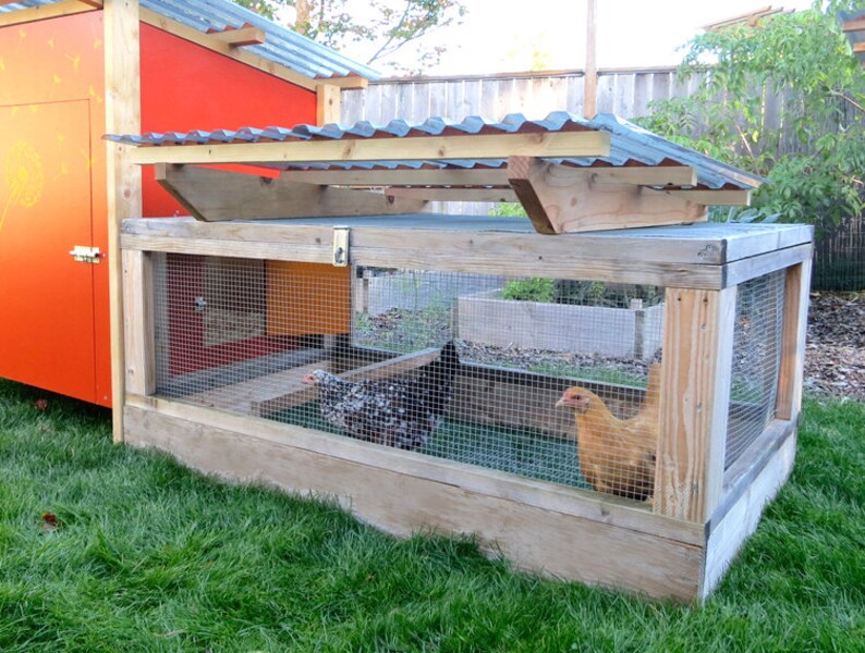 The Garden Run Quarter Height Module Plan Ebook Pdf Secure Run For Chicken Coop Rabbit Hutch Etc Instant Download Imperial Metric