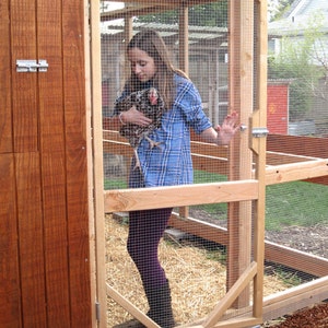 The Garden Loft Large Walk-In Chicken Coop Plan eBook PDF Instant Download, U.S. and Metric Units Feet/Inches and MM Bild 5