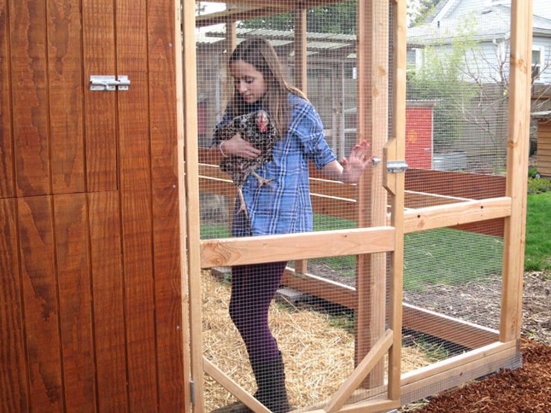 The Garden Loft Large Walk-In Chicken Coop Plan eBook PDF Instant Download, U.S. and Metric Units Feet/Inches and MM image 5