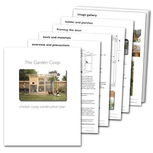 The Garden Coop Walk-In Chicken Coop Plan eBook PDF, Instant Download, U.S. and Metric Units Feet/Inches and MM image 2