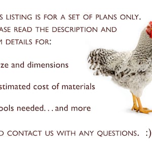 The Garden Coop Walk-In Chicken Coop Plan eBook PDF, Instant Download, U.S. and Metric Units Feet/Inches and MM image 10