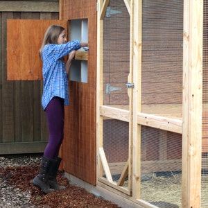 The Garden Loft Large Walk-In Chicken Coop Plan eBook PDF Instant Download, U.S. and Metric Units Feet/Inches and MM Bild 3