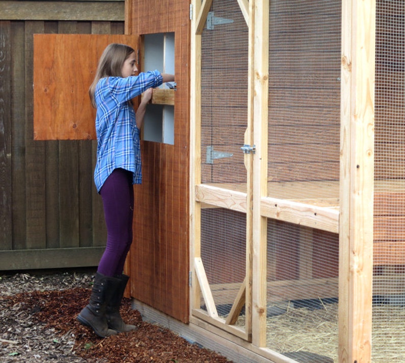 The Garden Loft Large Walk-In Chicken Coop Plan eBook PDF Instant Download, U.S. and Metric Units Feet/Inches and MM image 3