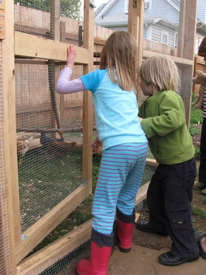 The Garden Coop Walk-In Chicken Coop Plan eBook PDF, Instant Download, U.S. and Metric Units Feet/Inches and MM image 4