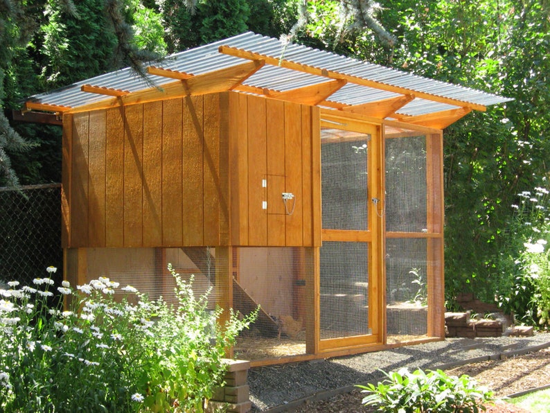 The Garden Coop Walk-In Chicken Coop Plan eBook PDF, Instant Download, U.S. and Metric Units Feet/Inches and MM image 9