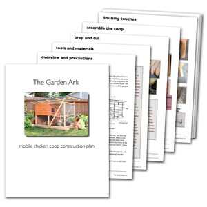 The Garden CoopArk Chicken Coop Plans, Two eBooks PDFs, Instant Download, U.S. and Metric Units Feet/Inches and MM image 4