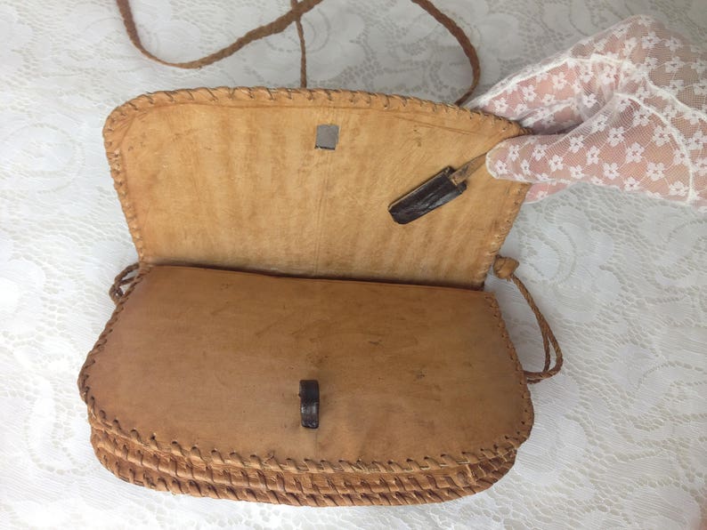 Hand Made Leather Bag / Bohemian Shoulder Bag Purse / Vintage - Etsy