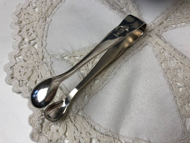 Sugar Serving Tongs / Classy Elegant Design Double Spoon Etsy