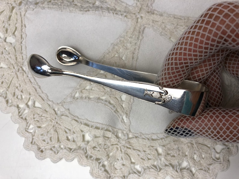 Sugar Serving Tongs / Classy Elegant Design Double Spoon Etsy