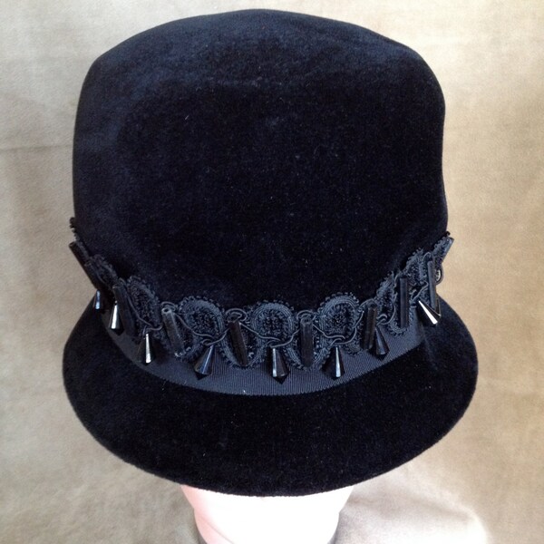 Chapeau Cloche noir