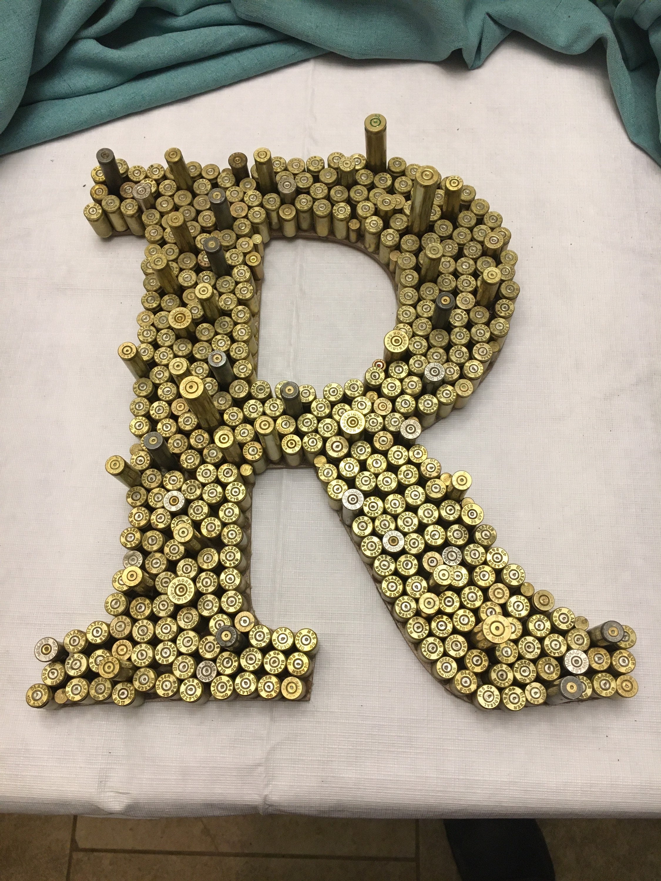 Bullet Casing Letter Wall Decor Etsy