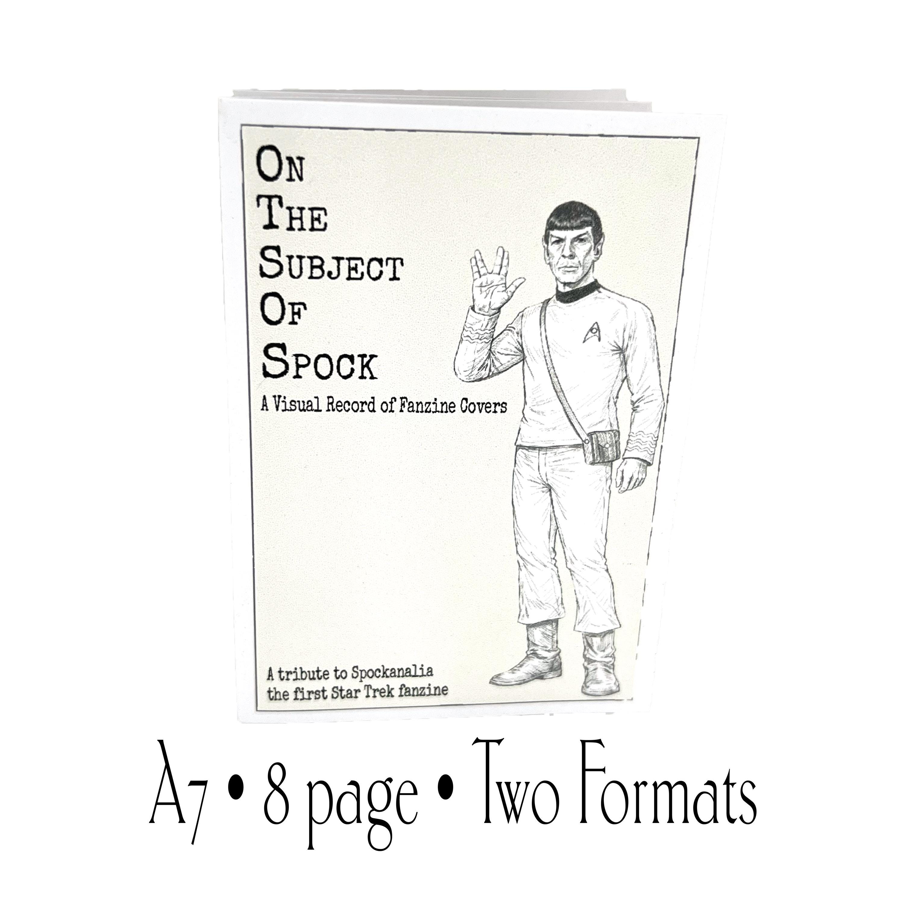 Star Trek Spock Mini Book, Spockanalia Fanzine History, Vintage