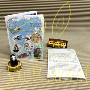 Studio Ghibli Zine•Mini livre Hayao Miyazaki•Totoro•Le voyage à haleine•Le château émouvant hurle•Kiki•Princesse Mononoké•Porco Rosso•Cadeau de dessin animé image 12