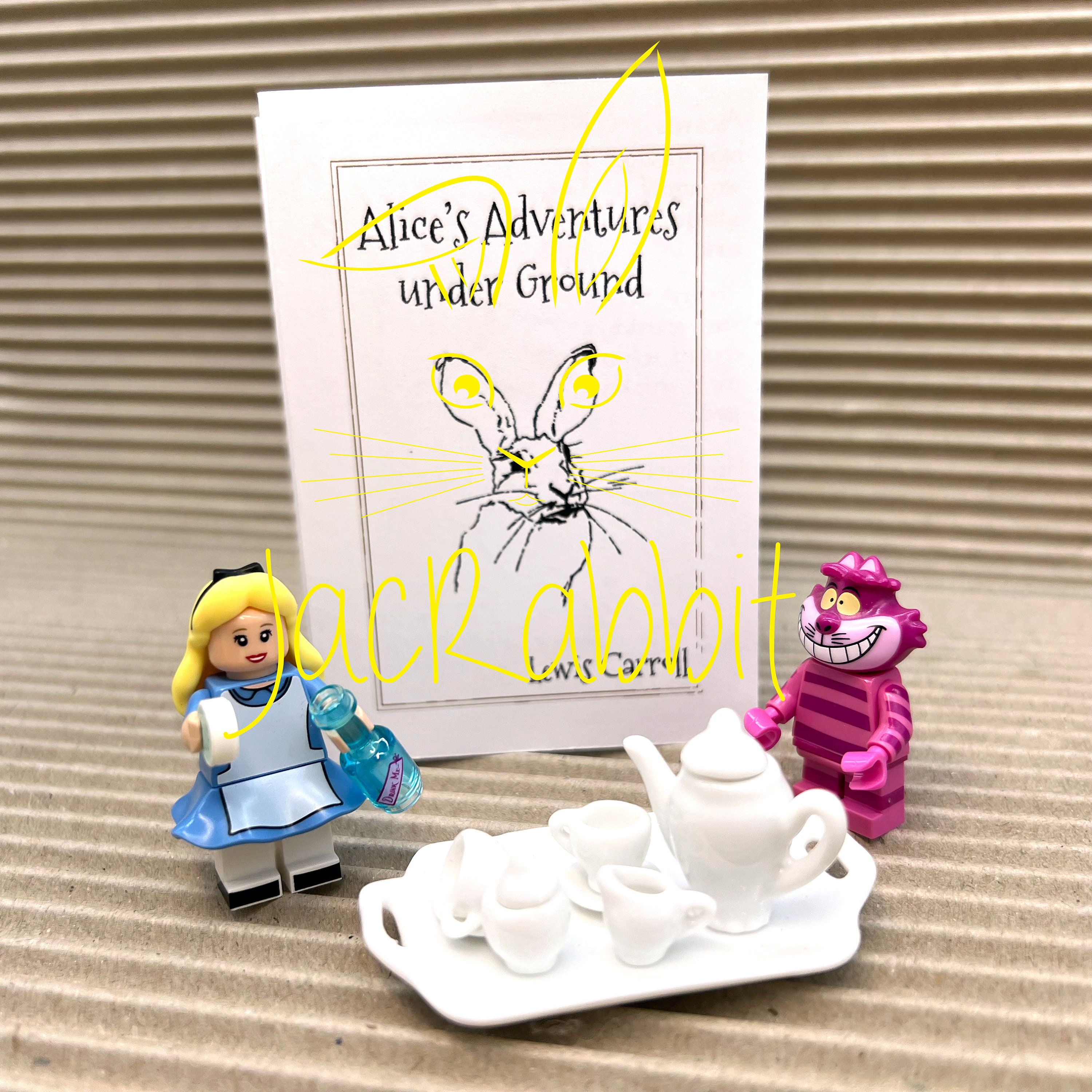 Alice in Wonderland Mini Book, Alice's Adventures Under Ground