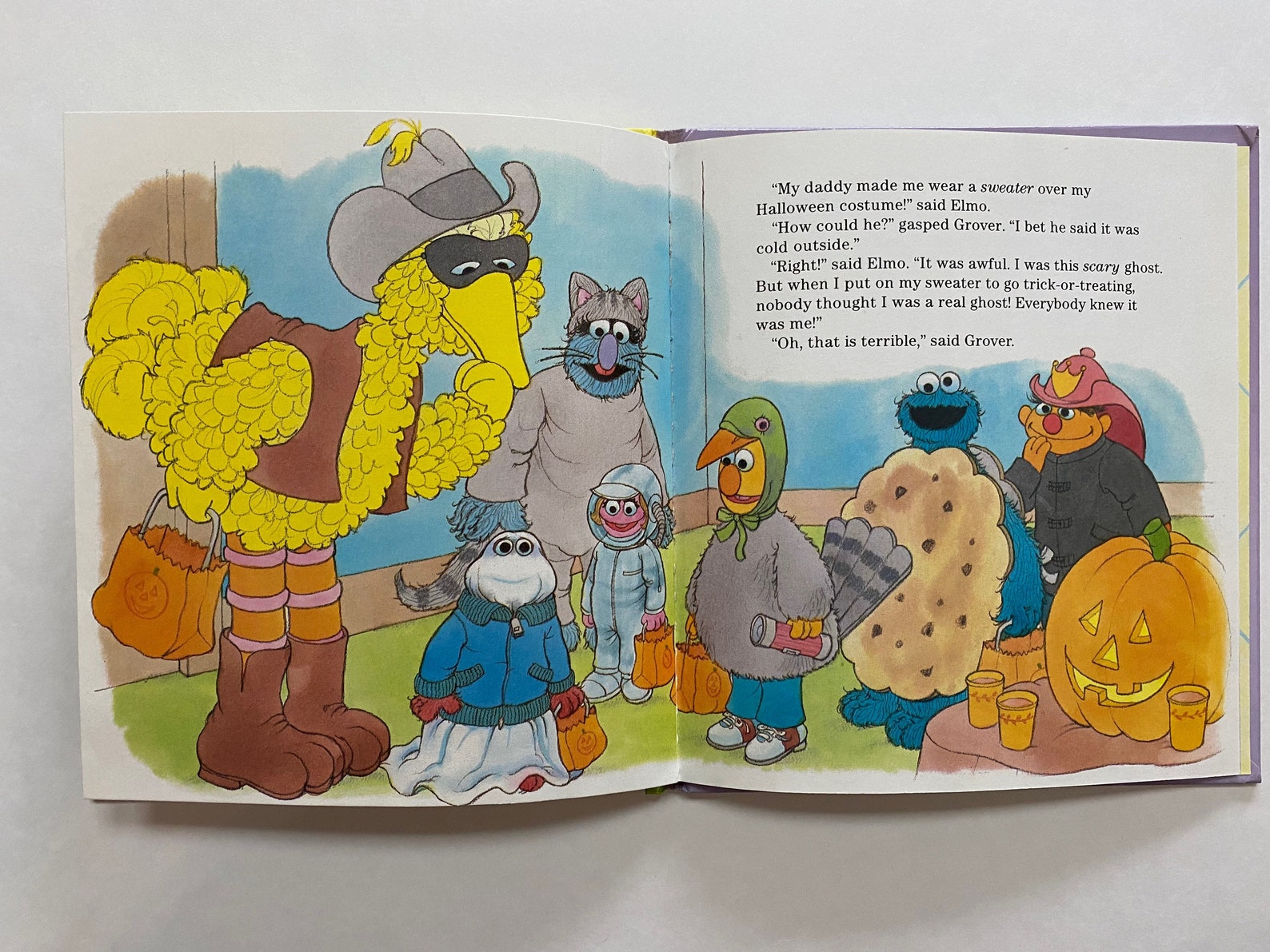 Embarassed Muppet 1988 Oh I Am so Embarrassed Book Hard Cover Story Reading Sesame Street ...
