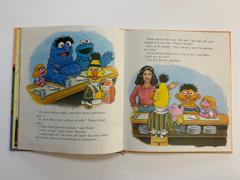 1985 Bert and the Broken Teapot Book Hard Cover Story Reading Etsy