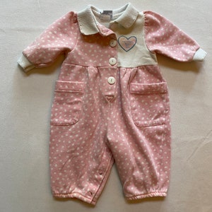 Osh Kosh B’gosh Baby Girls 1 Piece Size 3-6 Months Made in USA Collectible Kids Winter Clothing