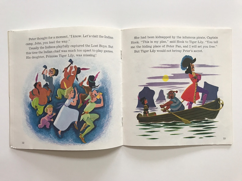 Disney Peter Pan Read Along Book See Hear Read Kids Children - Etsy