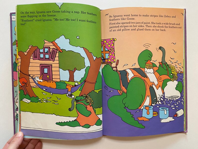 1977 Sweet Pickles Me Too Iguana Cute 70s Kids Story Book Etsy