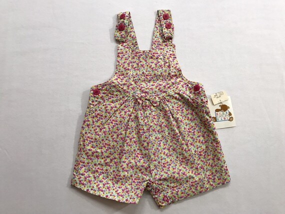 floral overall shorts