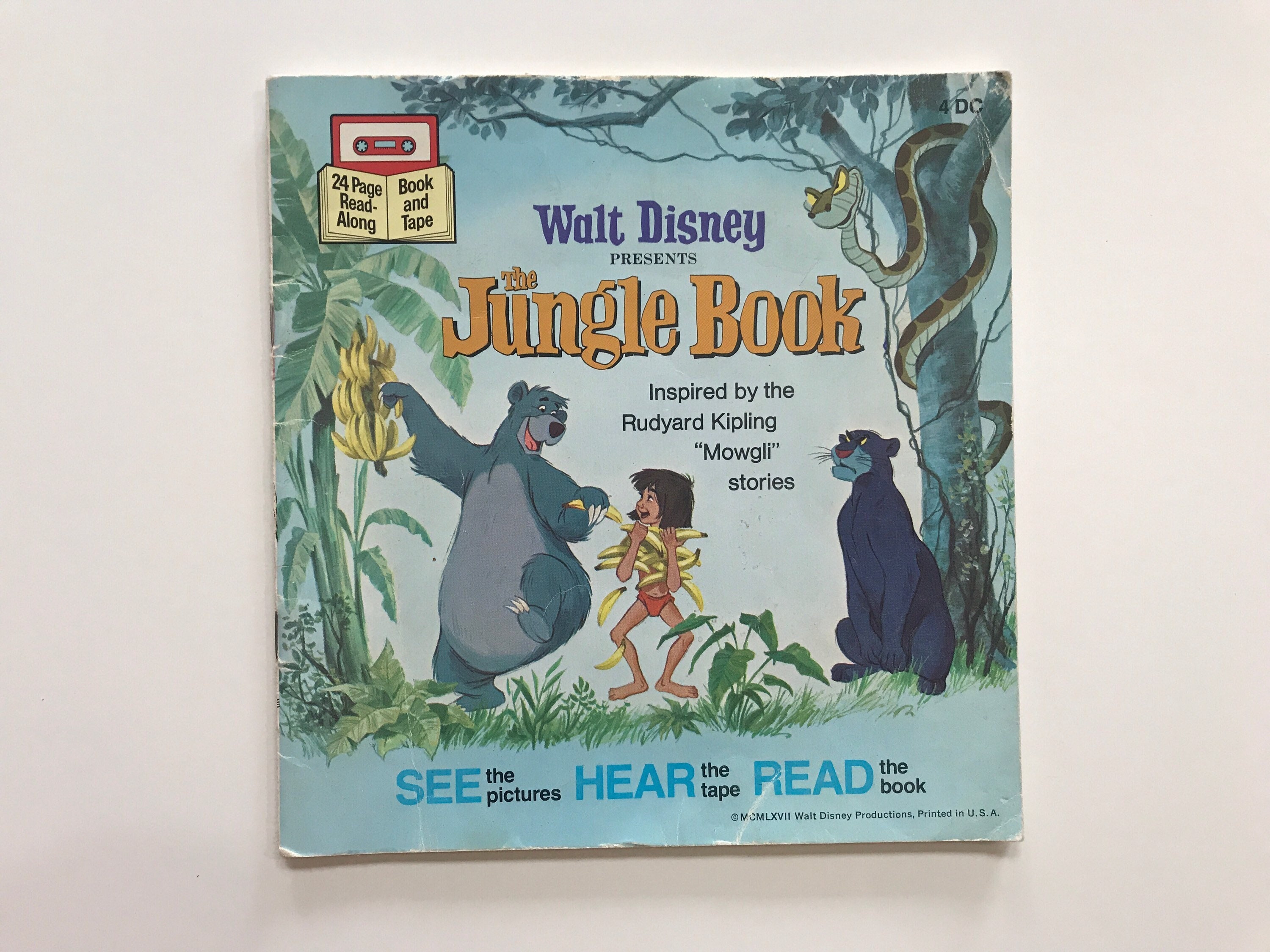 Disney the Jungle Book Read Along Book See Hear Read Kids Children