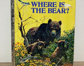 Where is the Bear Little Golden Book 1978 #206-44