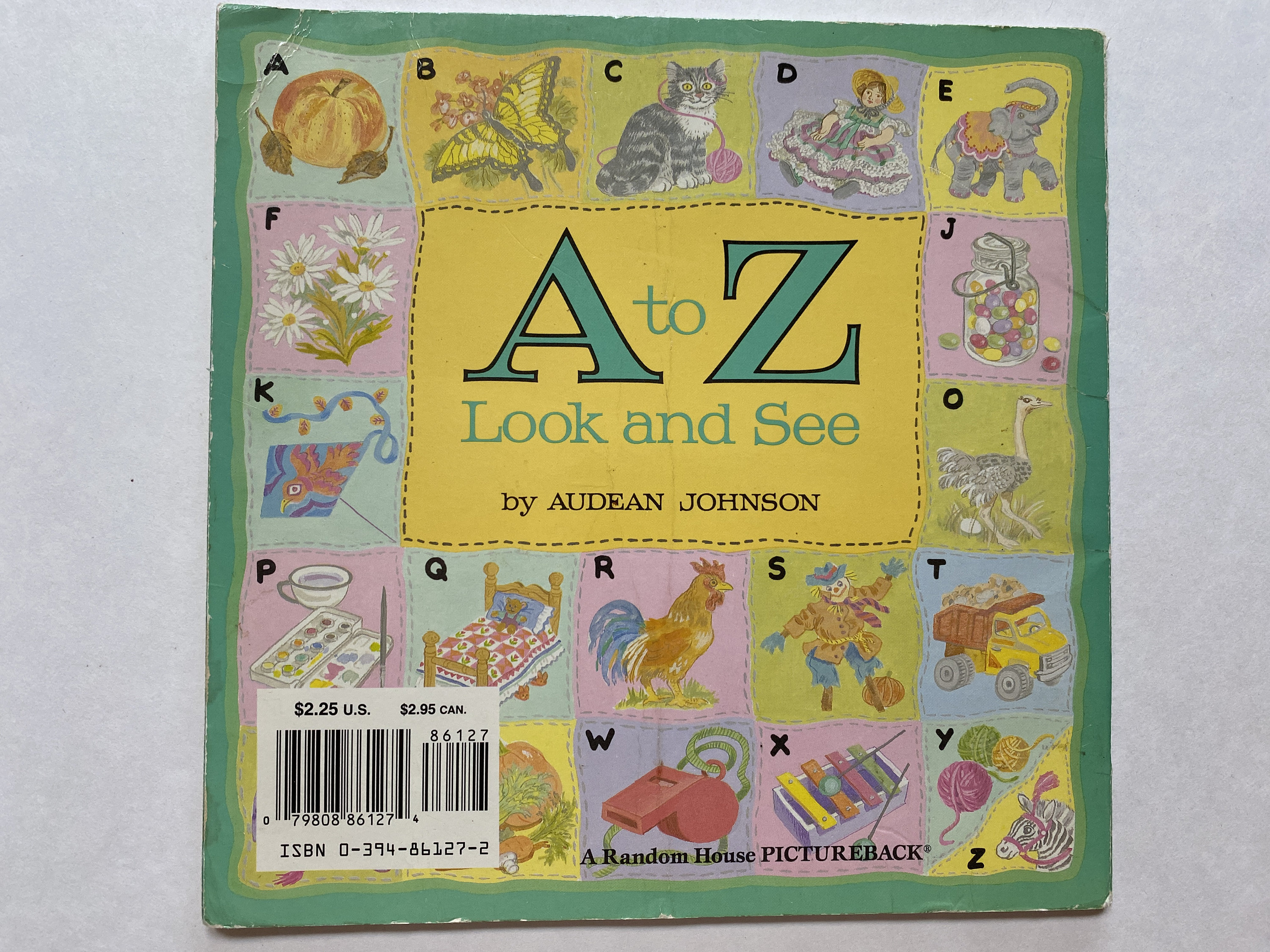 A to Z Look and See Soft Cover Kids Book 1989 - Etsy