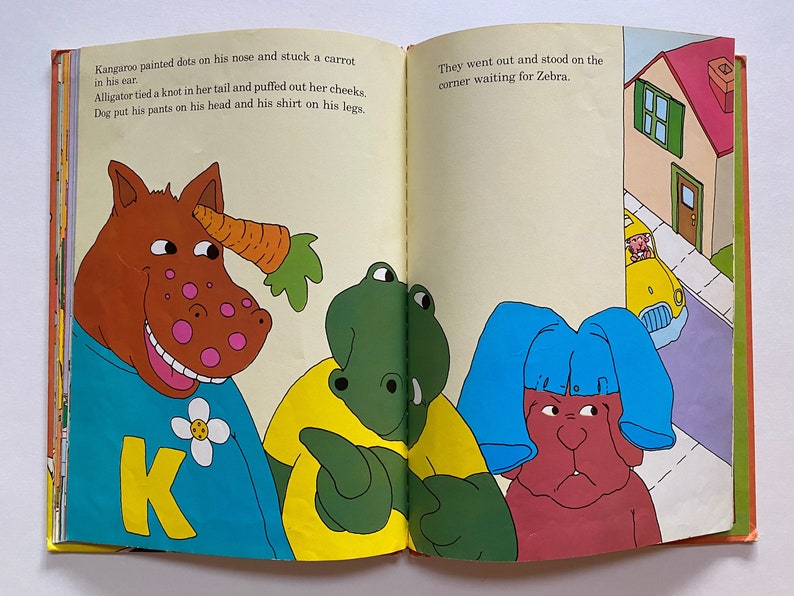 1977 Sweet Pickles Zip Goes Zebra Cute 70s Kids Story Book Etsy