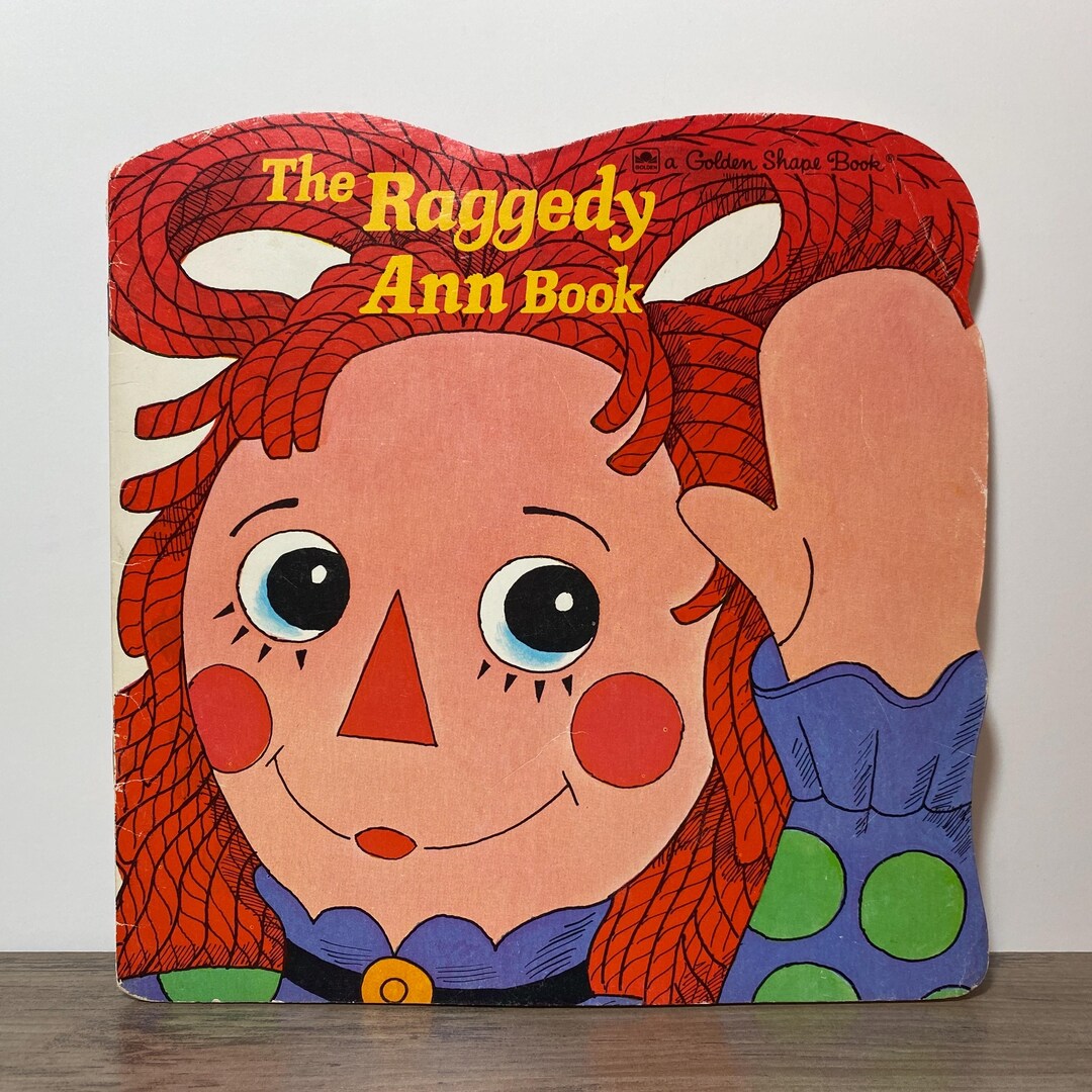 Little Ragady Muppet The Raggedy Ann Book Little Golden Shape Book Softcover - Etsy