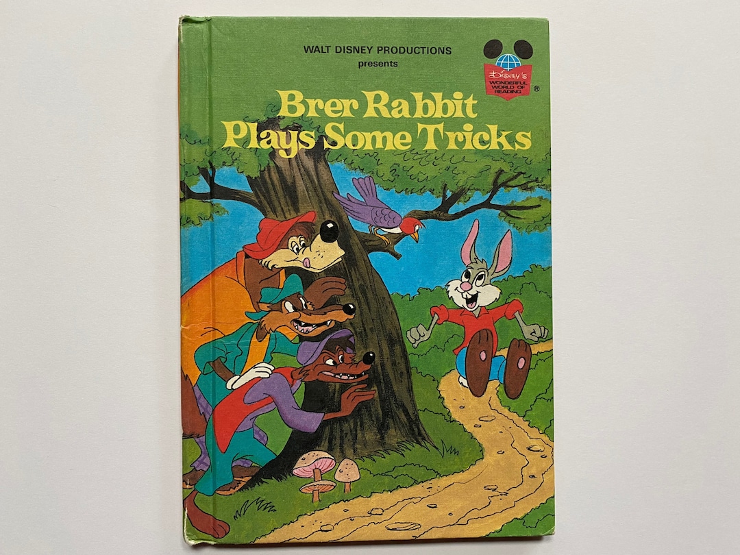 1982 Brer Rabbit Plays Some Tricks Book Splash Mountain Uncle Remus ...