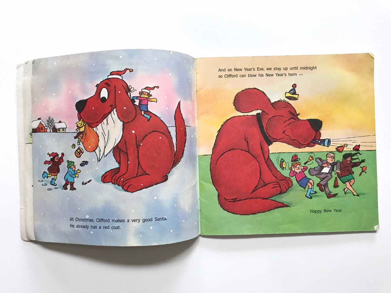 Clifford Halloween Book
 Cliffords Halloween Book 1986 Kids Children Spooky Season Etsy