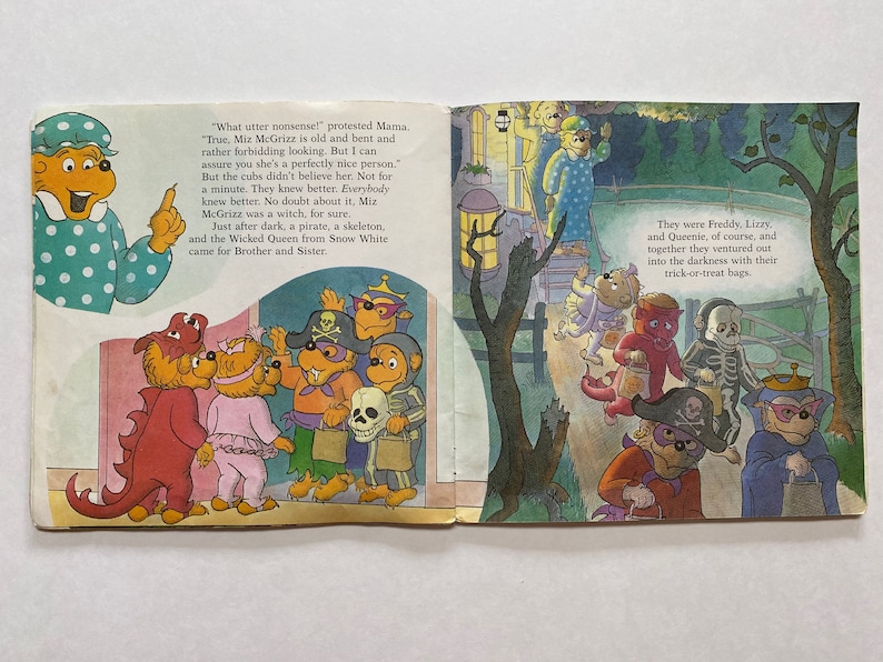 1989 Paperback The Berenstain Bears Trick Or Treat Halloween Book ...