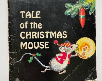 Tale of the Christmas Mouse First Start Easy Reader Book 1970 Holiday Stocking Stuffer Kids Book