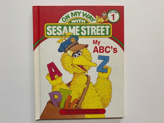 1989 on My Way With Sesame Street Book Volume 1 My Abcs Muppets