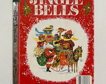 Jingle Bells Little Golden Kids Hardcover Christmas Book Reprint