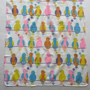 Soft Flannel Baby Blanket New Born Swaddle Wrap Blanket For Babies Lightweight Crib Sheet Colorful Birds