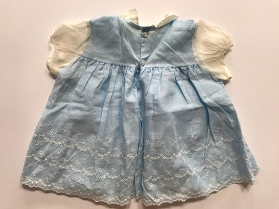 Baby Girls Floral Lace Pretty Dress Vintage Cute … - image 5