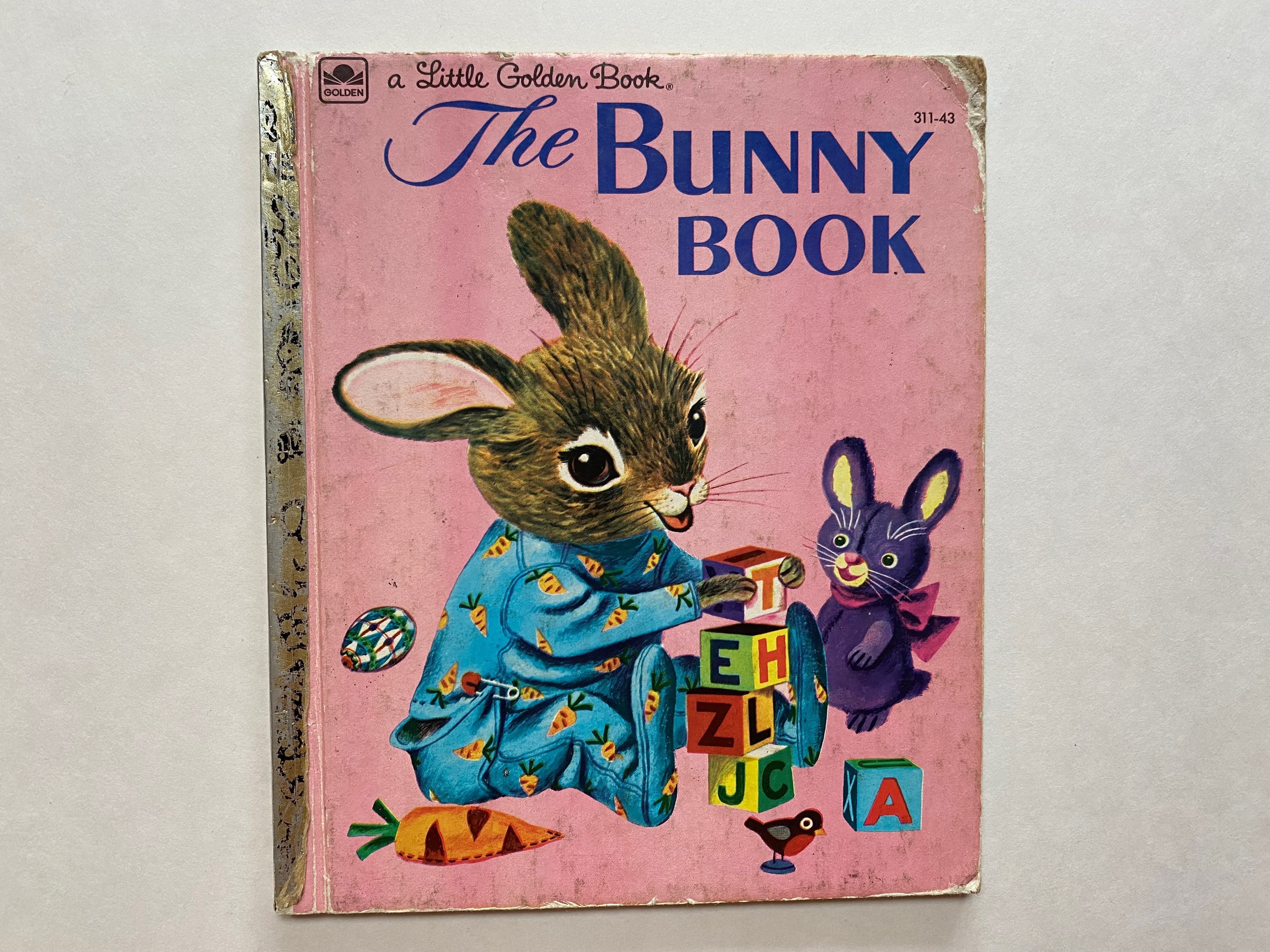 Vintage the Bunny Book Little Golden Book 80s Reprint Kids pic