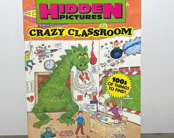 Hidden Pictures Crazy Classroom Search n Find Book 1992 Where Are They? Anthony Tallarico
